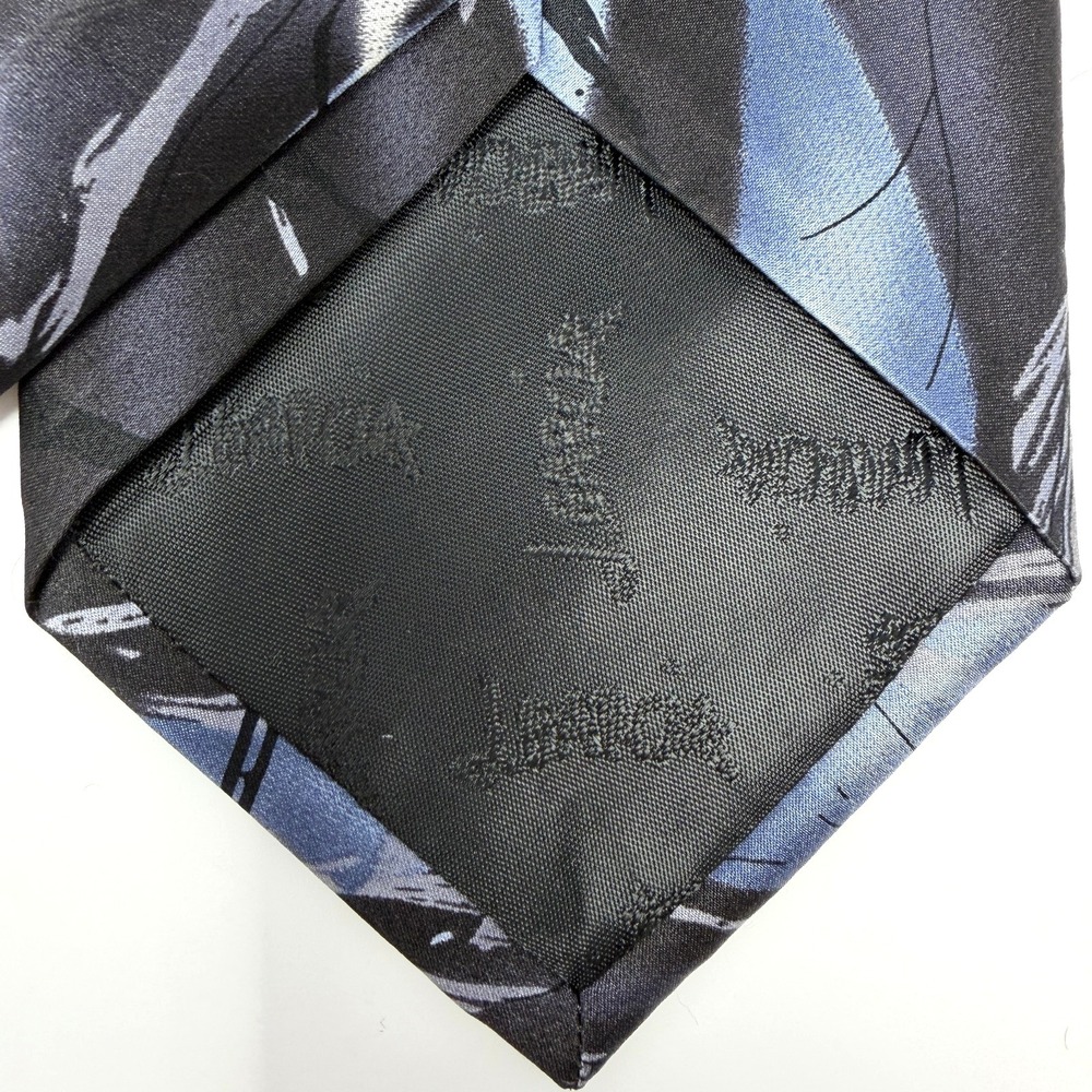 J Garcia Who Goes There Skeleton Art Necktie Multicolor 61.5x3.5 - Picture 3 of 6
